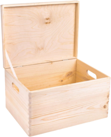 Boite en bois brut à personnaliser - box papa