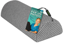 Coussin demi-lune celsius dos posture jambe en l'air grossesse