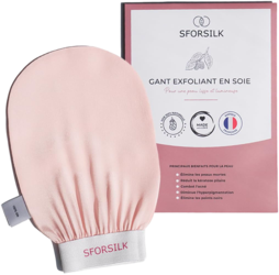 Gant en soie - renouvellement cellulaire et massage doux pour femme enceinte